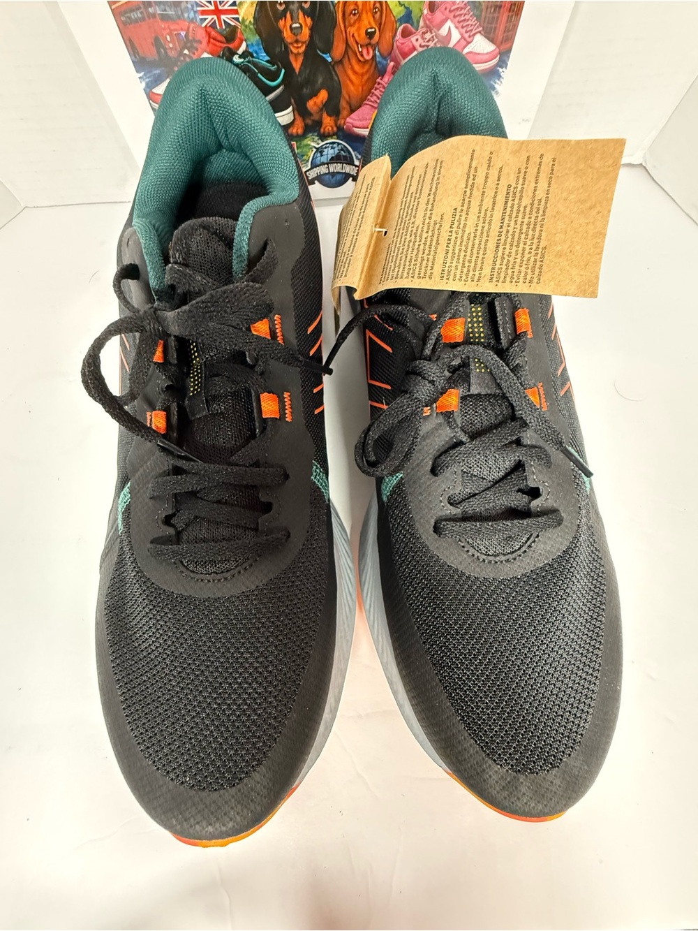 ASICS GEL-Excite Trail 2 Men's Black and Orange Trail Running Shoes - Picture 3 of 5